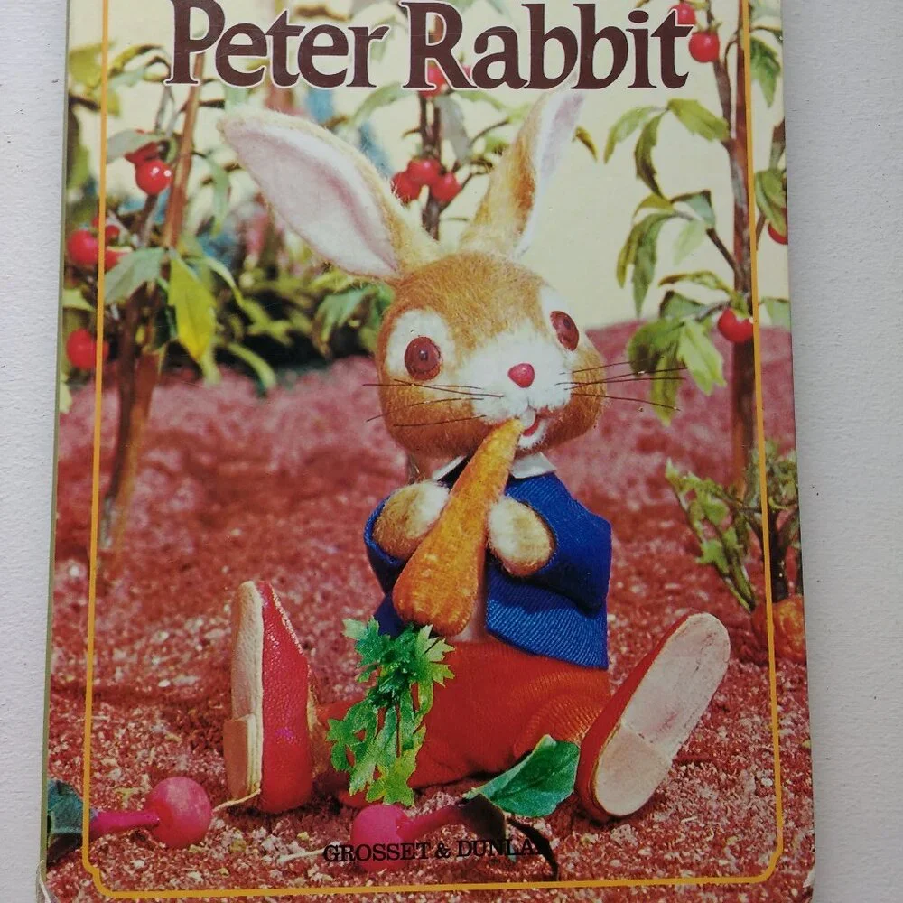 A Puppet Storybook Peter Rabbit by Beatrix Potter 1968  Vintage